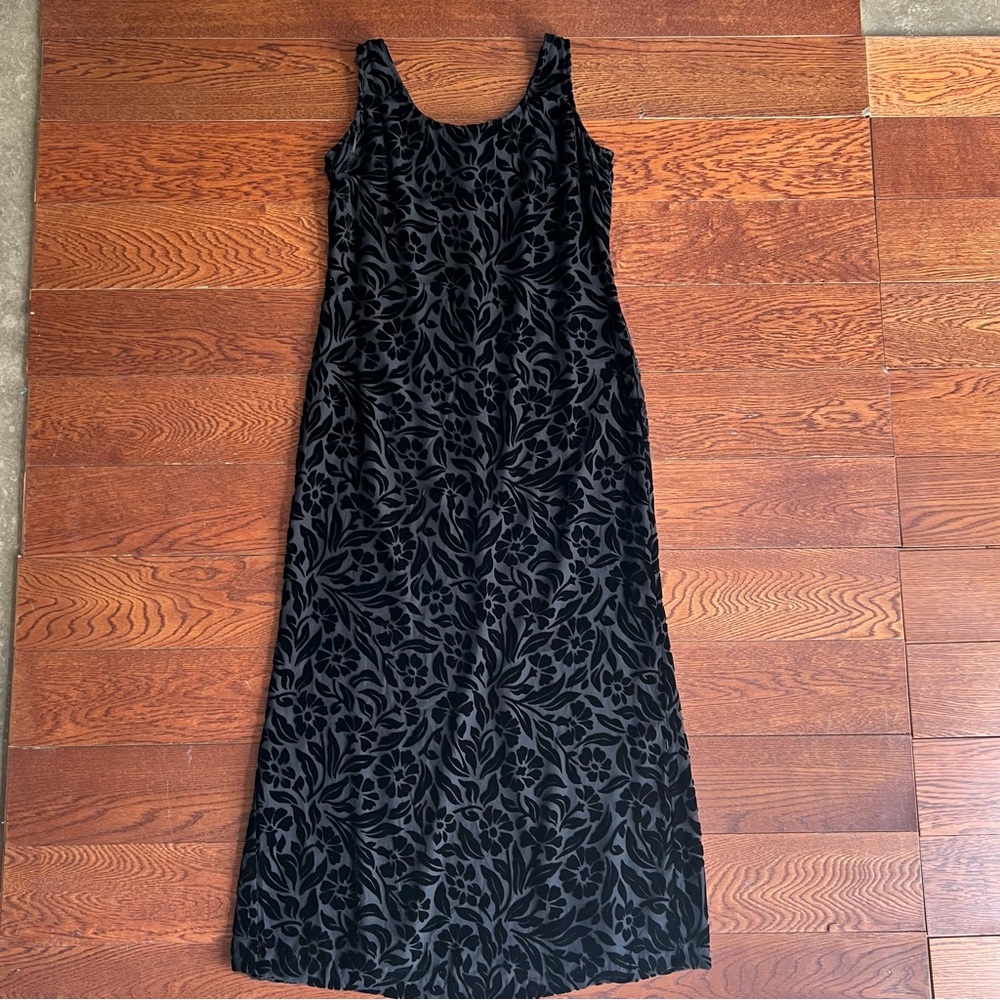 Express Black Floral Maxi Dress